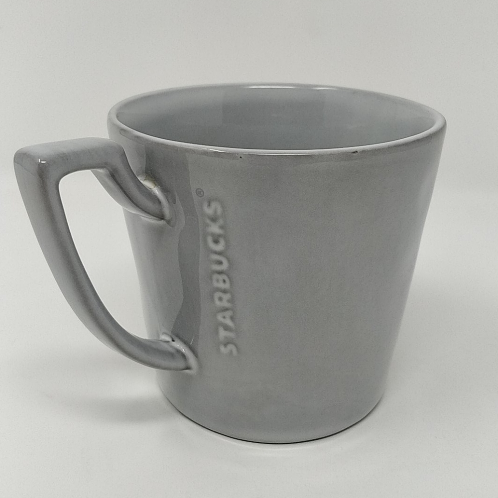 Starbucks 2014 Green Siren Eye Gem Gray Coffee Mug - Picture 3 of 7